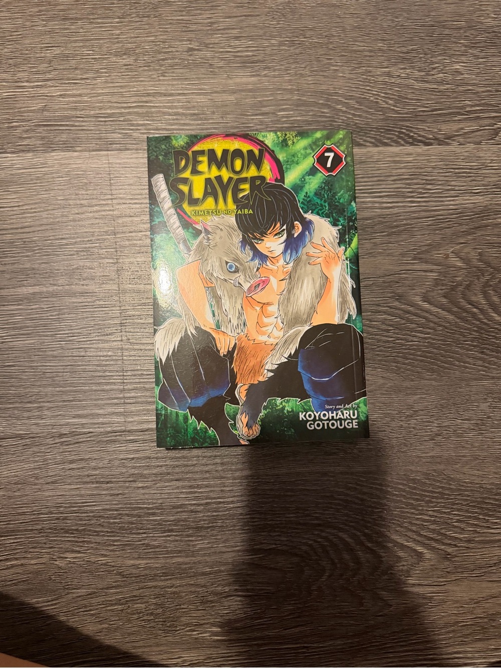 Demon Slayer Volume 7 Manga - Green Cover
